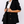 BLAZER MANGA CURTA LEVE PRETO - LINA BE