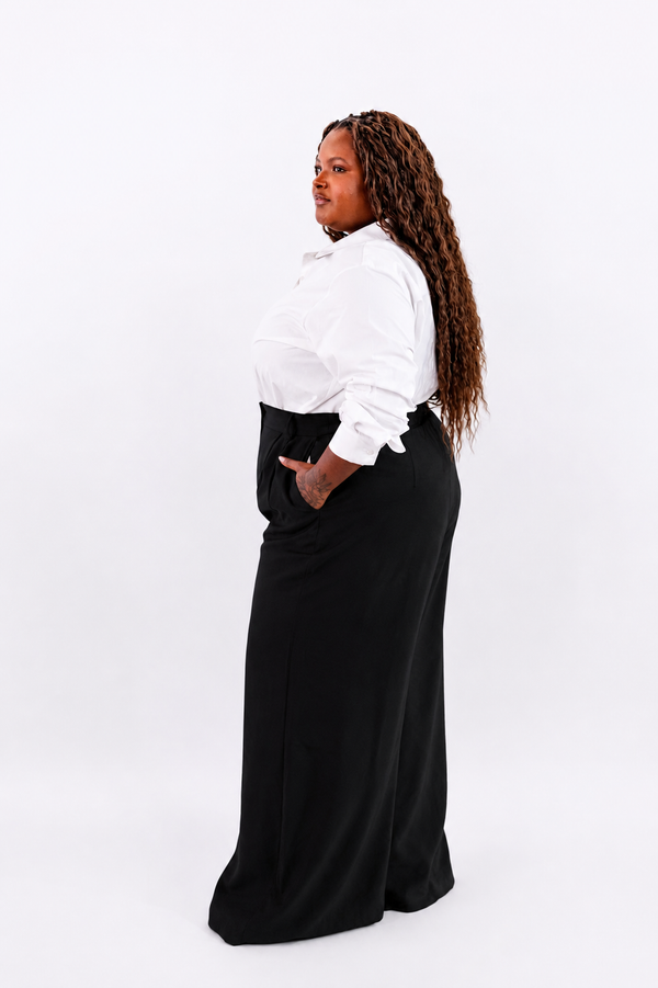 CALÇA PANTALONA LEVE PRETO - LINA BE