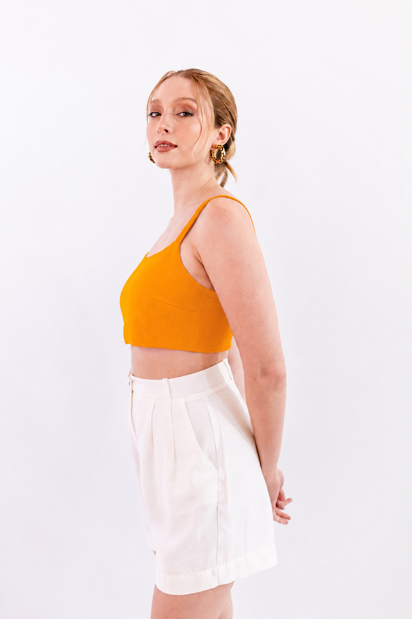 TOP LEVE AMARELO - LINA BE