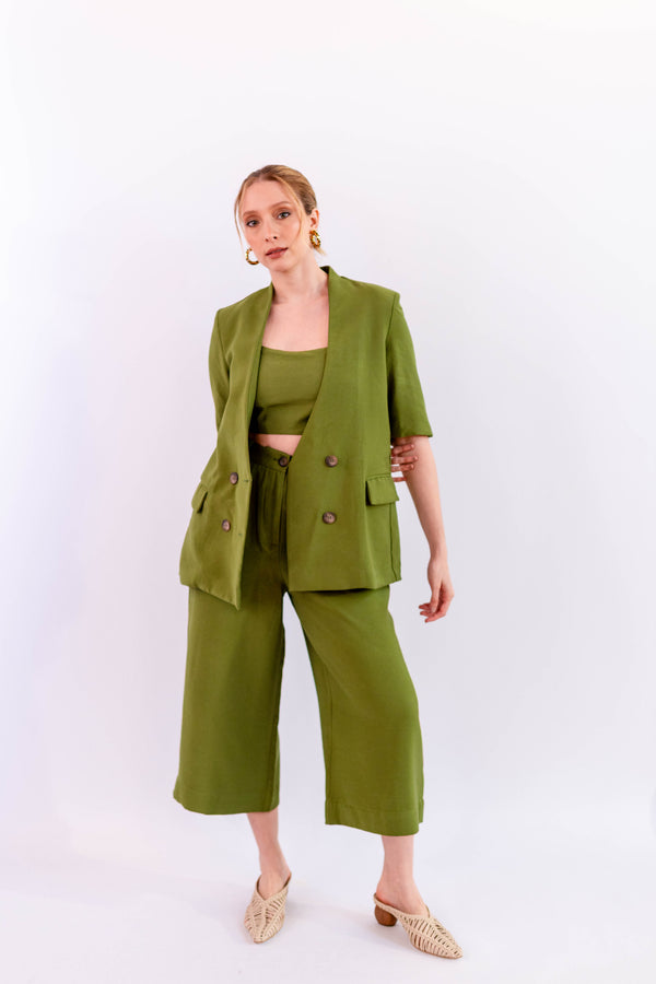 CALÇA PANTACOURT LEVE VERDE - LINA BE