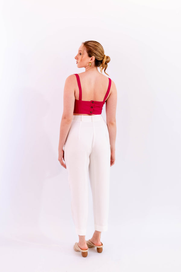 TOP LEVE ROSA - LINA BE
