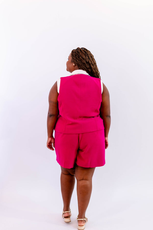 BERMUDA LEVE ROSA - LINA BE