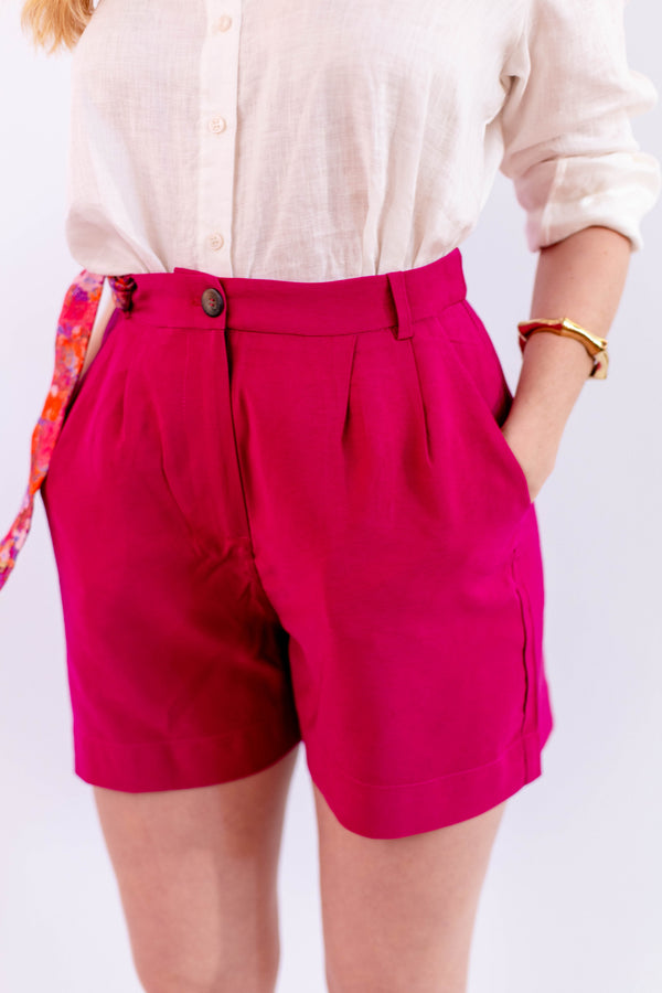 BERMUDA LEVE ROSA - LINA BE