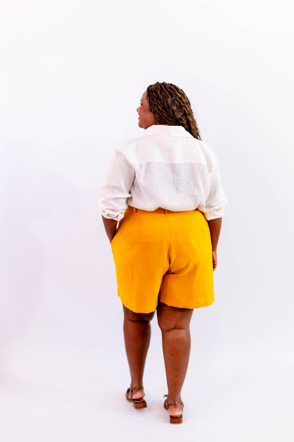 BERMUDA LEVE AMARELO - LINA BE