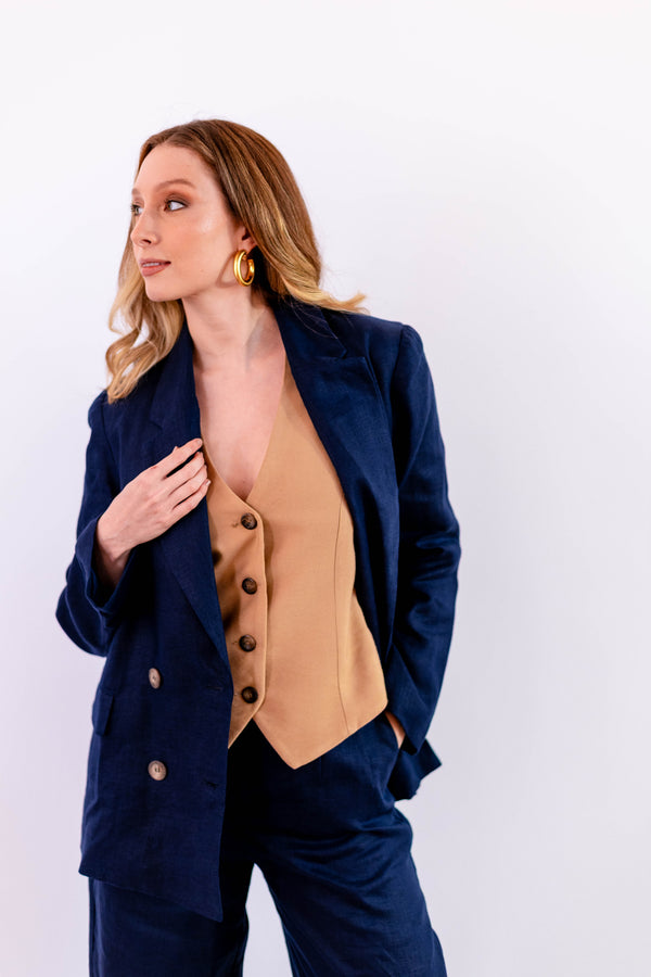 BLAZER LINHO MARINHO - LINA BE