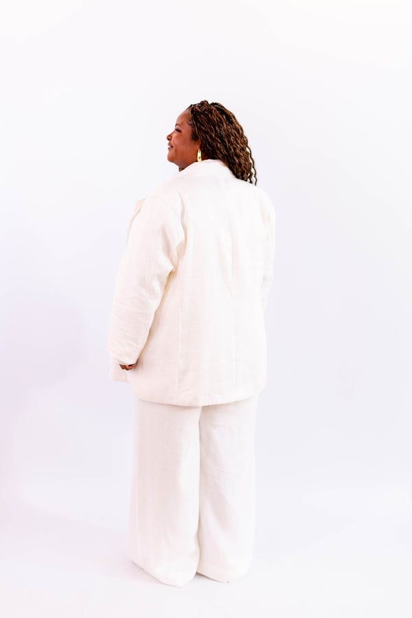 BLAZER LINHO OFF-WHITE - LINA BE