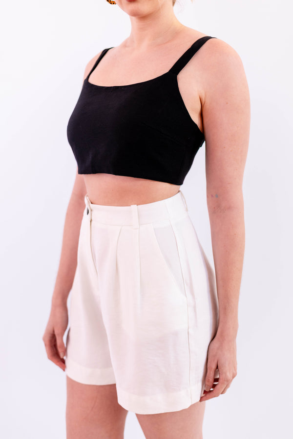 BERMUDA LEVE OFF-WHITE - LINA BE