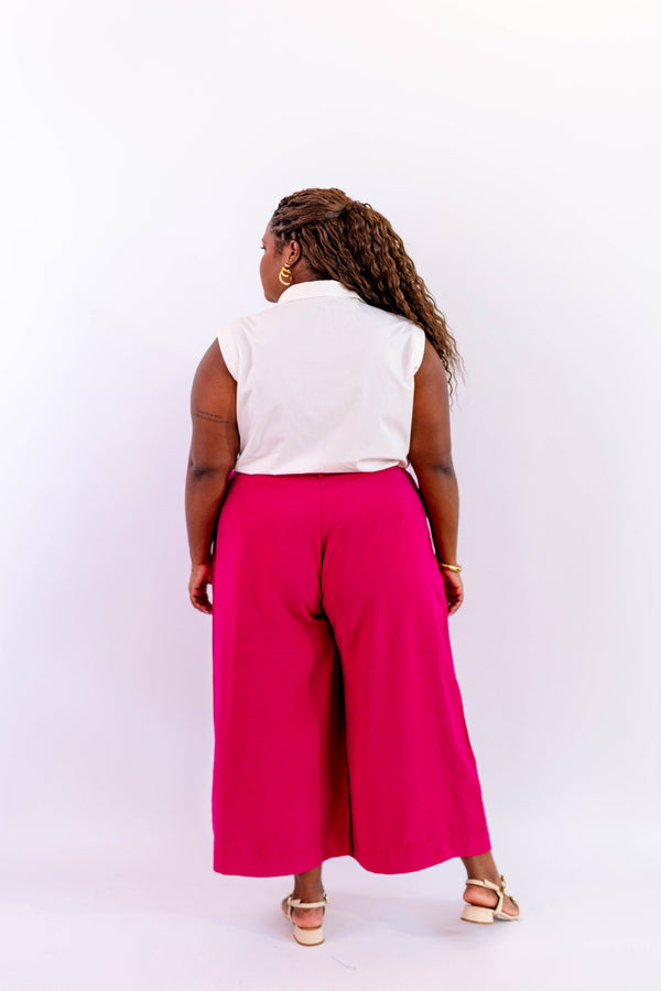CALÇA PANTACOURT LEVE ROSA - LINA BE