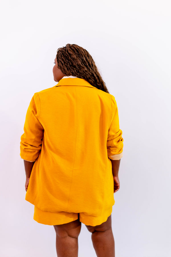 BLAZER LEVE AMARELO - LINA BE