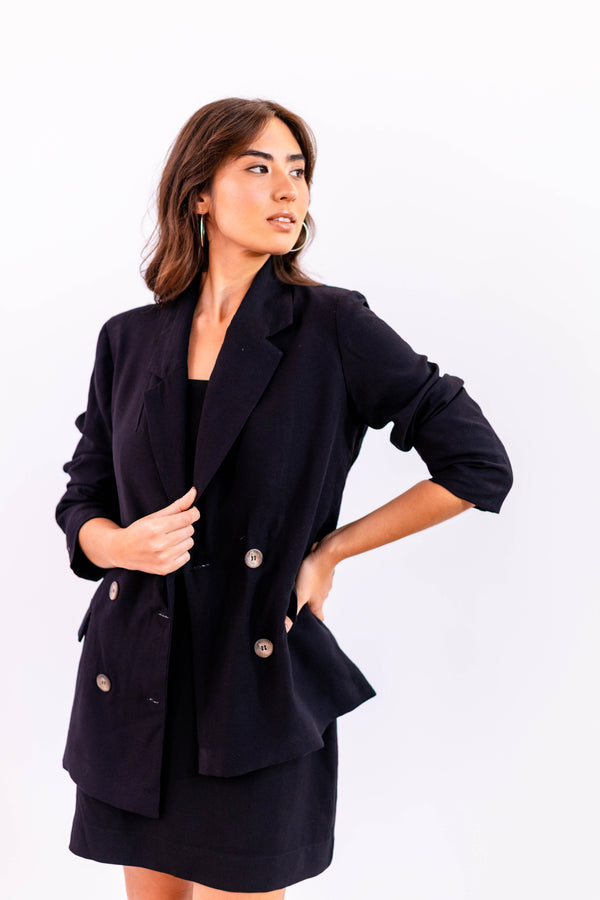 BLAZER LEVE PRETO - LINA BE
