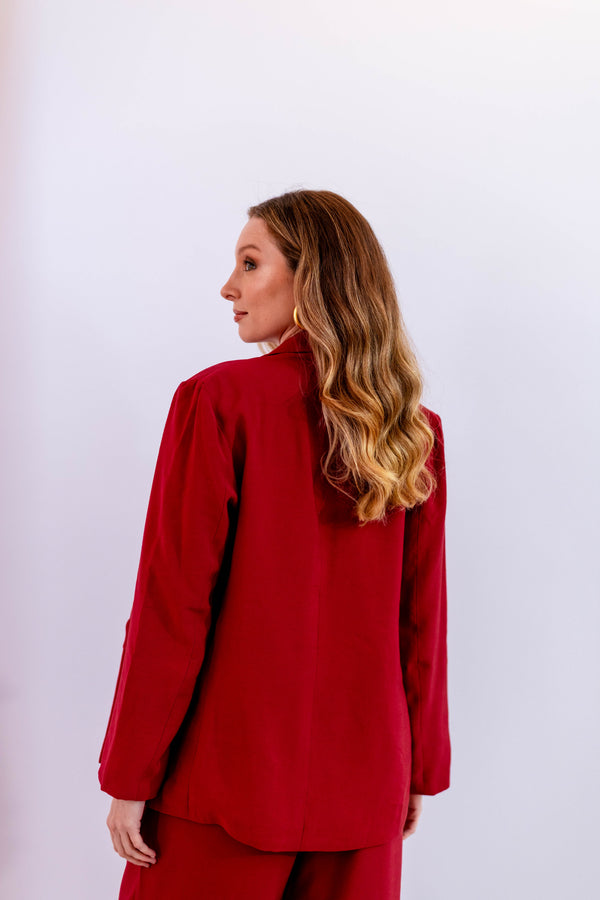 BLAZER LEVE VERMELHO - LINA BE